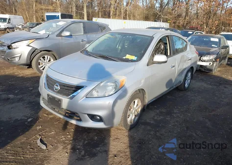 2013 Nissan Versa 1.6 Sl from USA, damaged, VIN 3N1CN7AP9DL838834